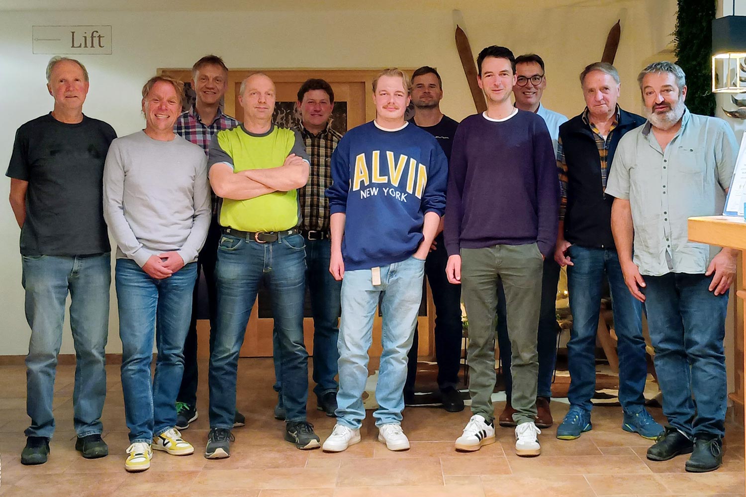 Gruppenbild vom Vorstand von Füssen-Land ab 2025