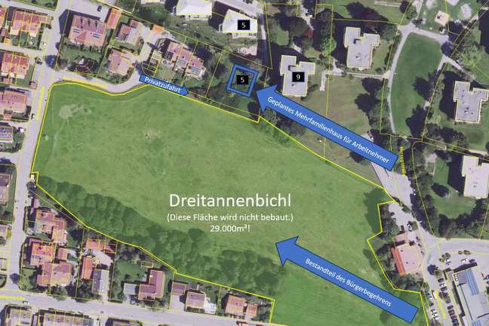 Übersichtskarte Dreitannenbichl